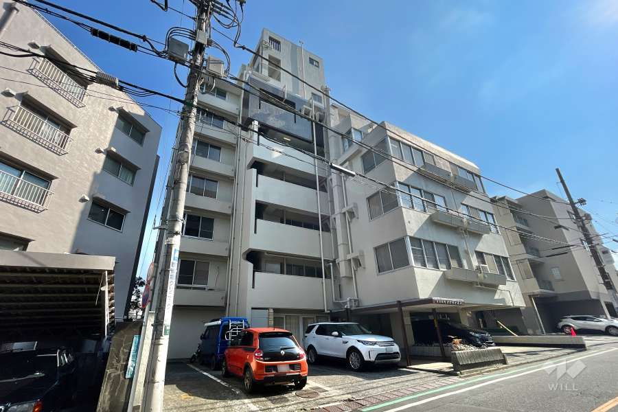 渋谷原町アビタシオンの外観（北西側から）