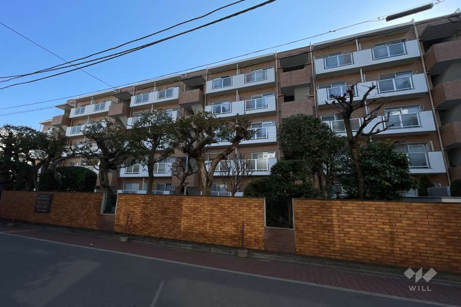 代官山ローヤルコーポの外観（前面道路の東側から）