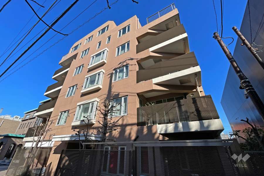 D’グランセ広尾の外観（南東側から）