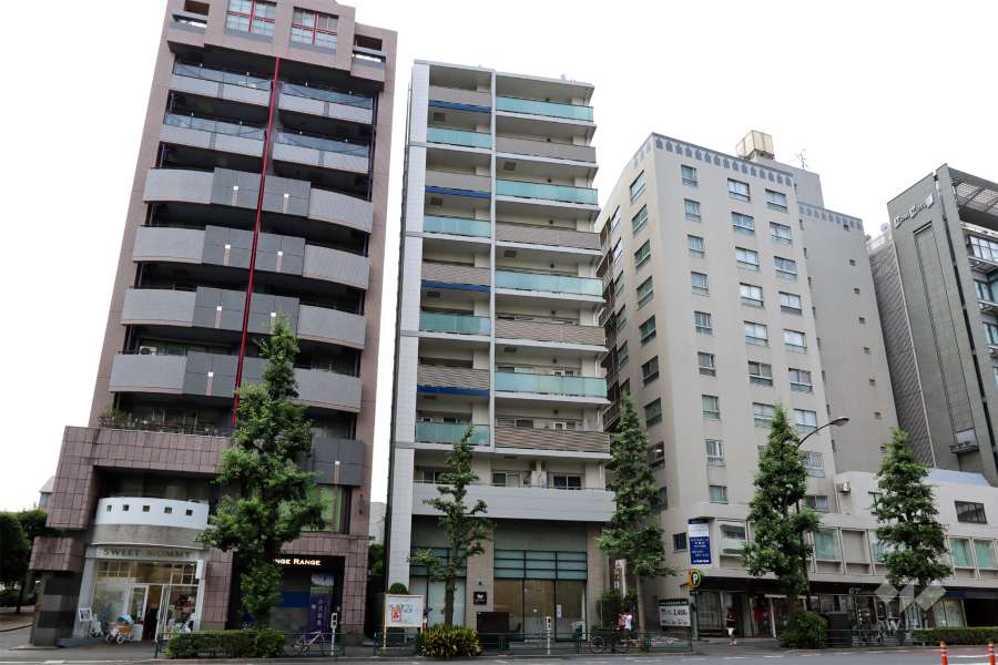 アピス代官山の外観(北東側から)