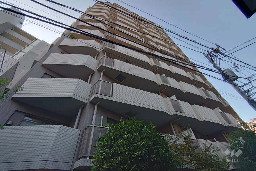 クレッセント渋谷神泉の外観（南東側から）