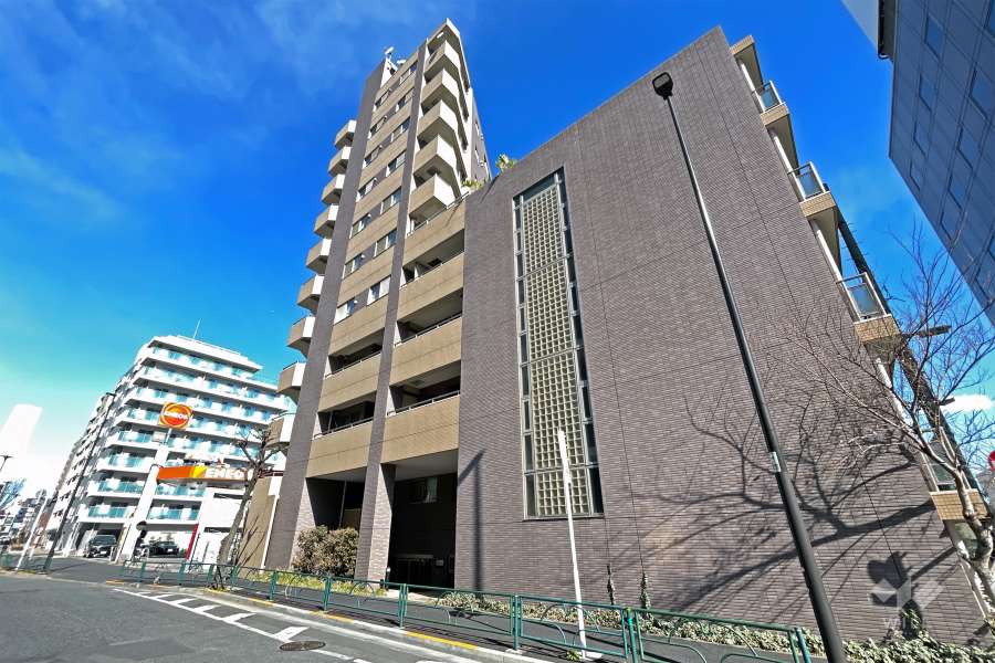 サンクタス松濤ロワールの外観（南側から）