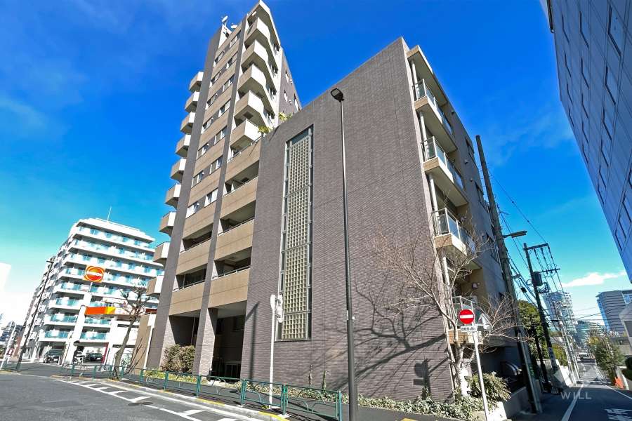 サンクタス松濤ロワールの外観（南東側から）