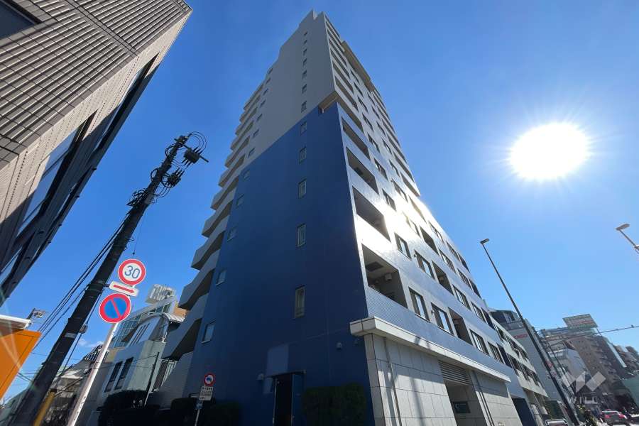 シテリオ渋谷松濤の外観（北西側から）