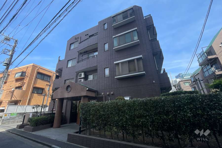 スカーラ渋谷松濤南の外観（南西側から）