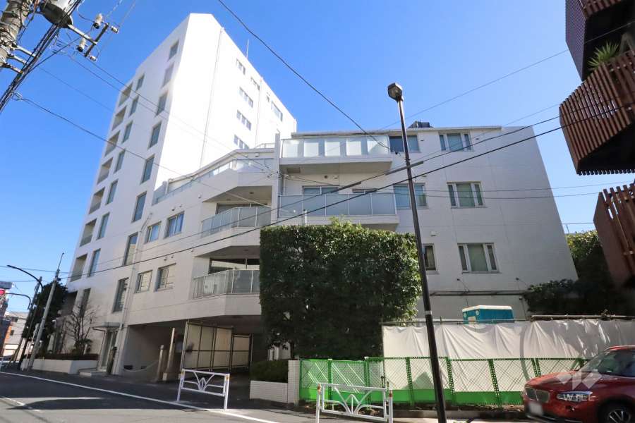 パークハウス広尾の外観(北西側から)