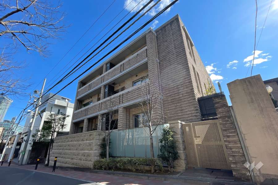 プラウド松濤の外観（北西側から）