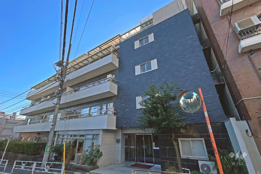 広尾パインクレストの外観（北西側から）