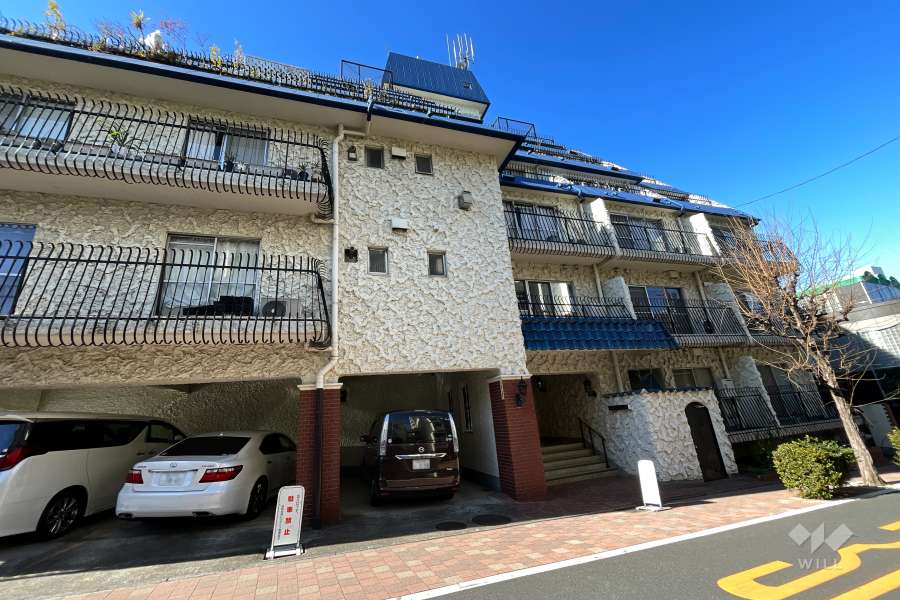 秀和松濤レジデンスの外観(南東側から)