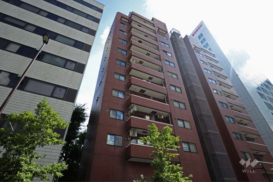 渋谷グランドハイツの外観(北東側から)