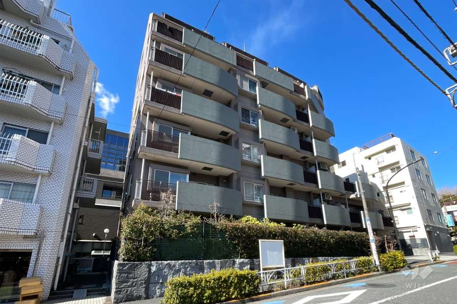 マンションの（東側から）