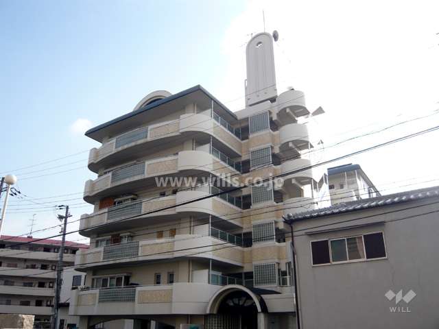 プロスパー1塚口東の外観（北西側から）