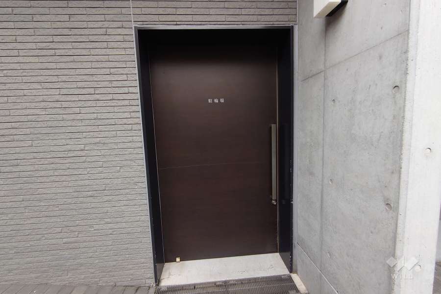 駐輪場の出入り口