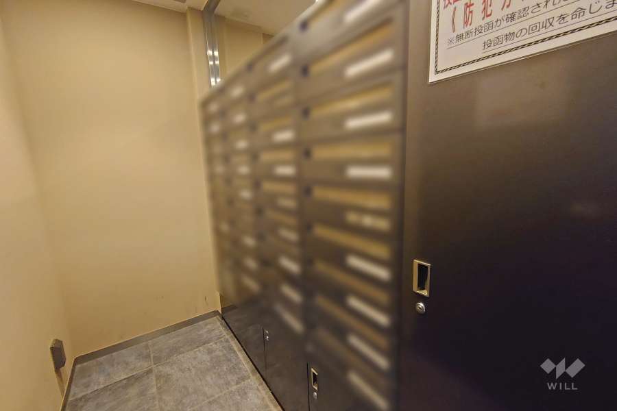共用ポストと宅配ボックス