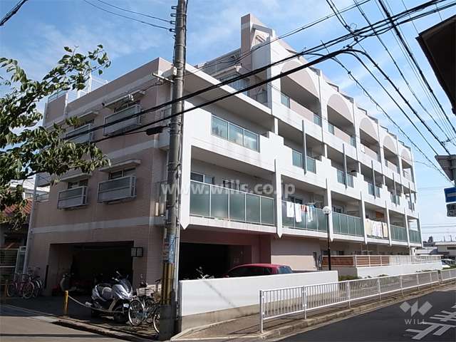 コスモ塚口南1の外観（北西側から）