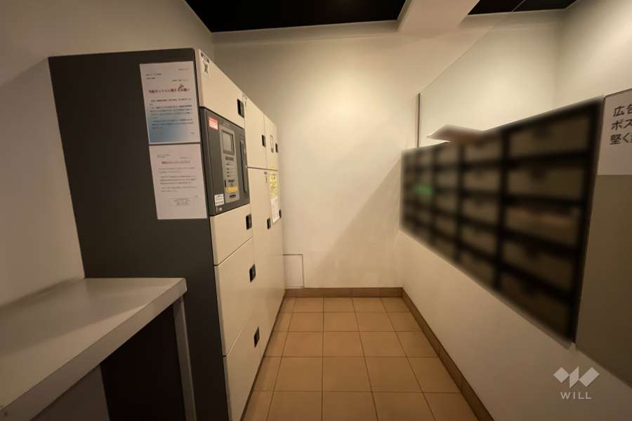 共用ポストと宅配ボックス