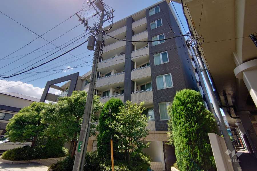 シティハウス代々木参宮橋の外観（南東側から）