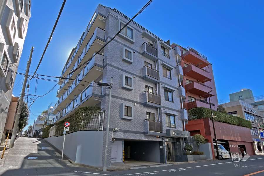 セザール元代々木の外観（北東側から）