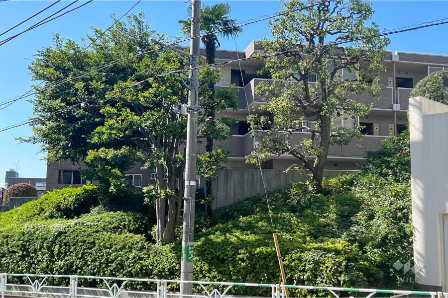 パークグランディ代々木の外観（北東側から）