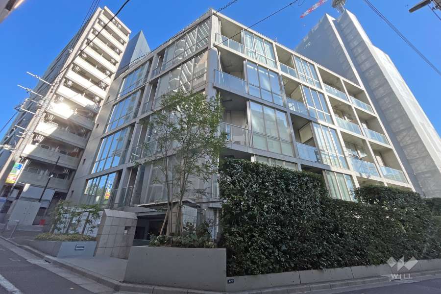 プラウドジェム渋谷神南の外観（南側から）