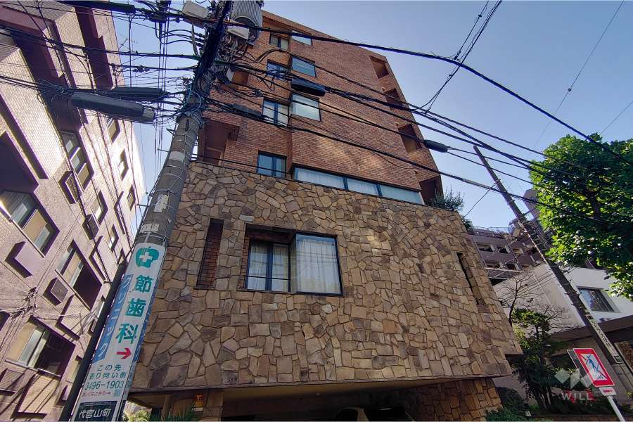 ラシテ代官山２２５の外観（北西側から）