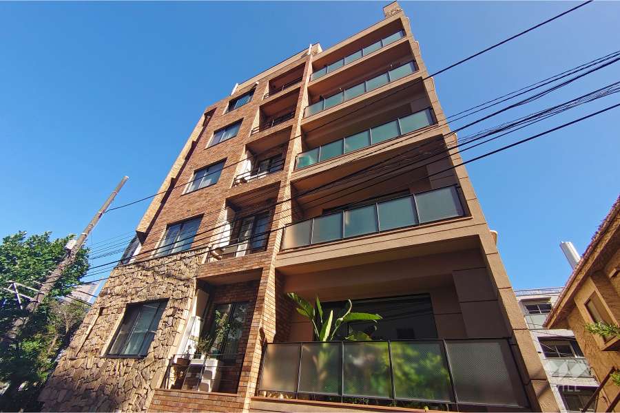 ラシテ代官山２２５の外観（南東側から）