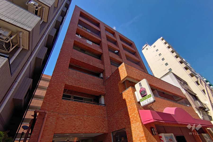 笹塚ダイヤモンドマンションの外観（南西側から）