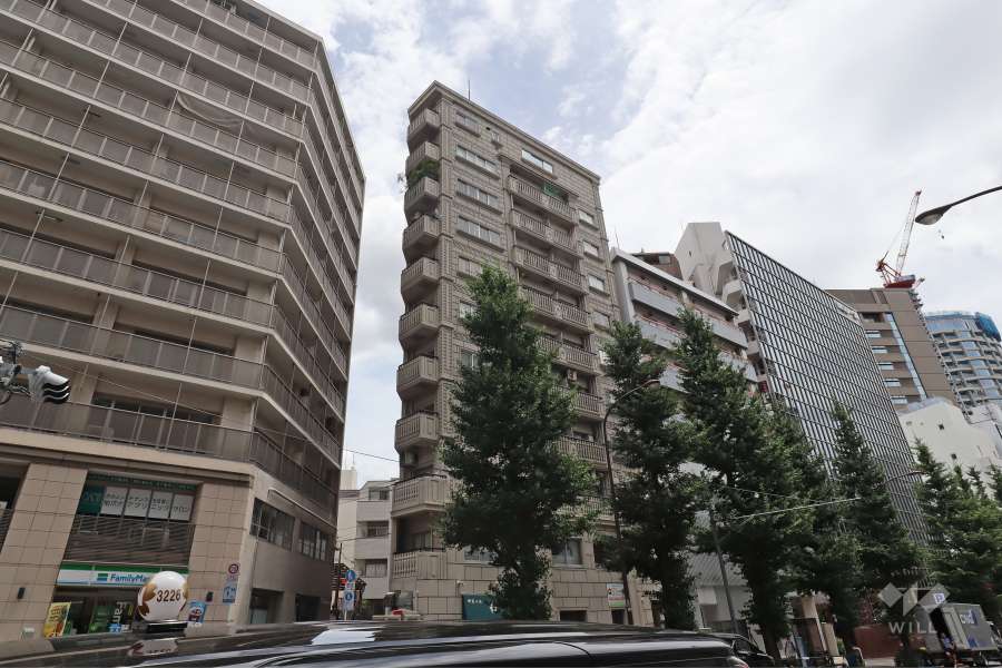 マンションの外観（北西側から）