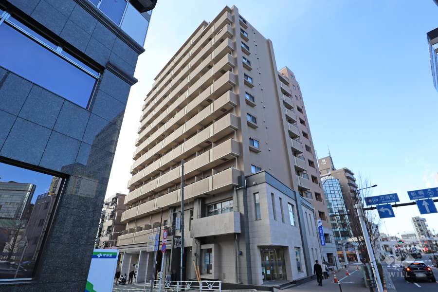 パレステュディオ渋谷本町の外観(南東側から）