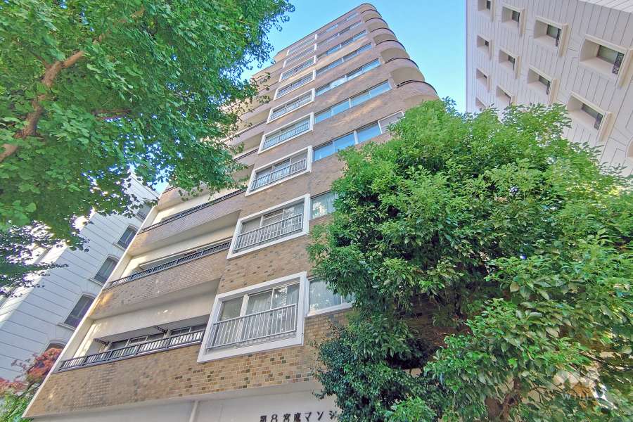 第8宮庭マンションの外観（北東側から）