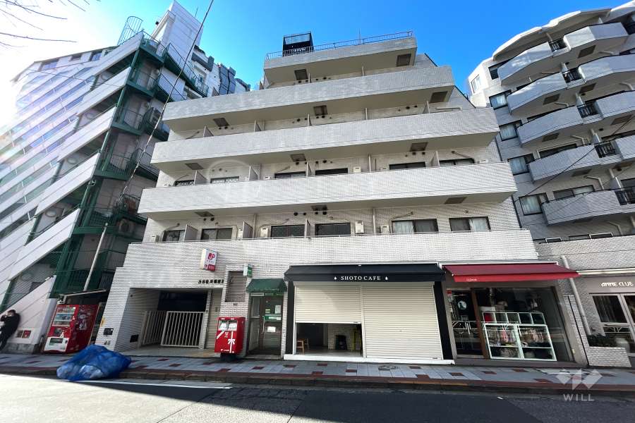 シティコート松濤の外観(北側から）