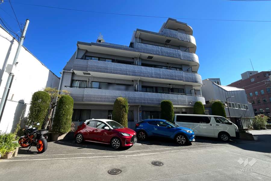 シーアイマンション千駄ヶ谷の外観（西側から）