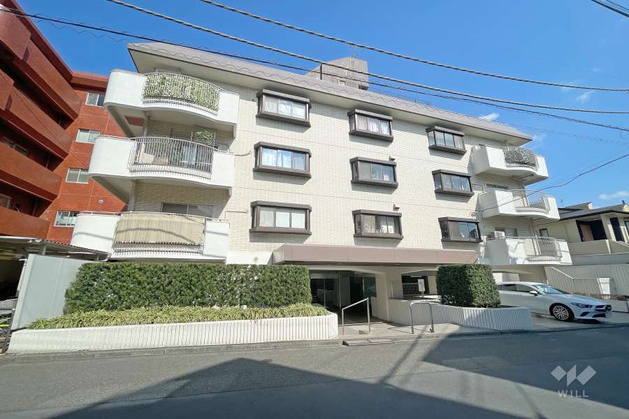 外苑パークホームズの外観(西側から）