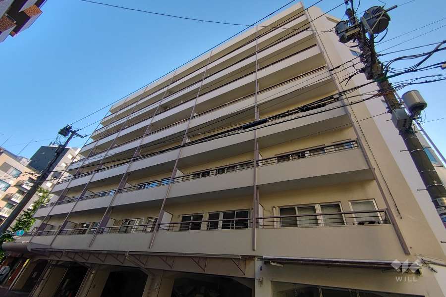 原宿グリーンハイツの外観（北東側から）