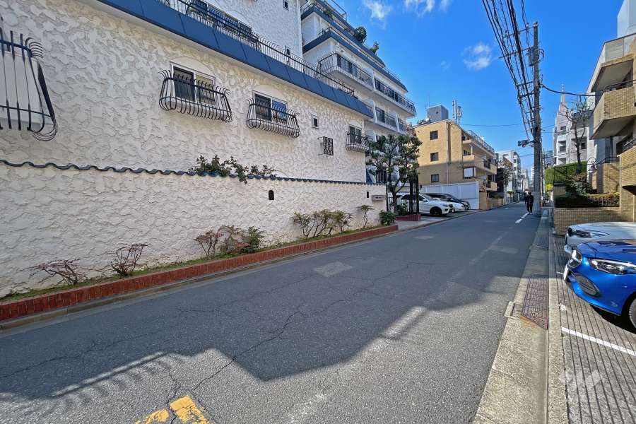 敷地東側前面道路