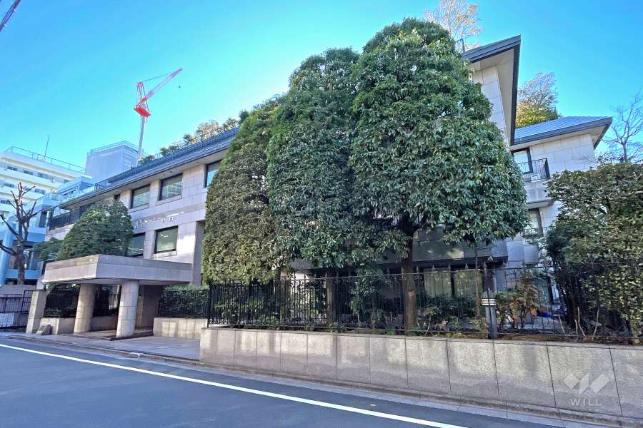 外観　前面道路の東側から