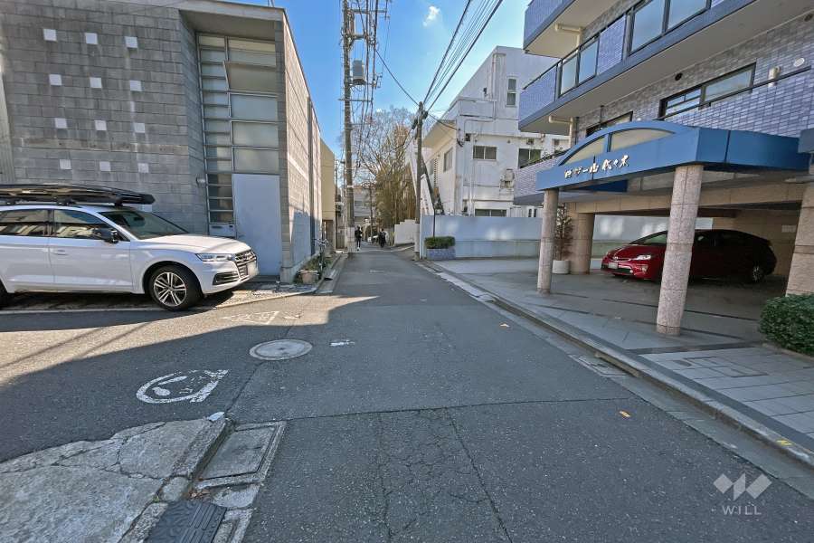 敷地東側前面道路