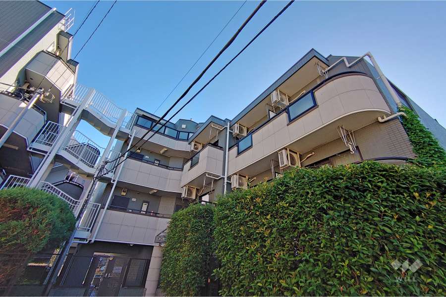 フェニックス代々木上原の外観（北東側から）