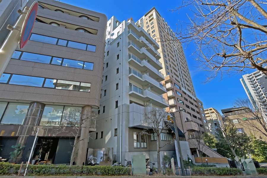 ルミネ恵比寿レーベンの外観（南東側から）
