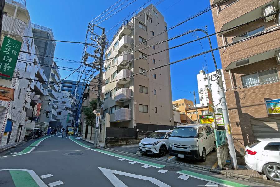 ニューキャピタル渋谷の外観（南東側から）