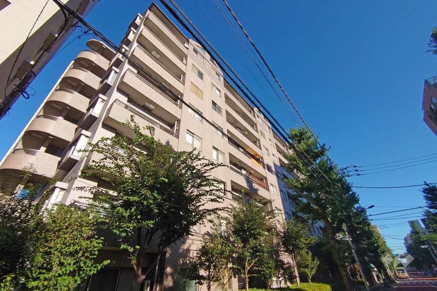 ガーデンホーム笹塚の外観（北西側から）