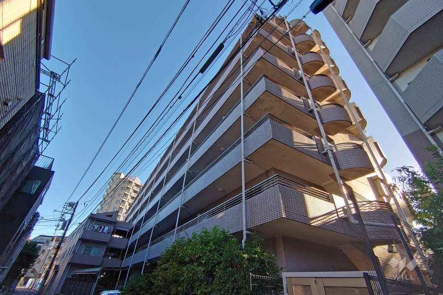 ガーデンホーム笹塚の外観（北東側から）