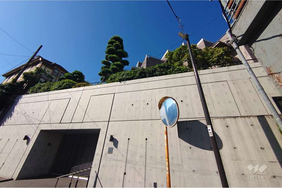 ヒルクレスト神山の外観（北東側から）