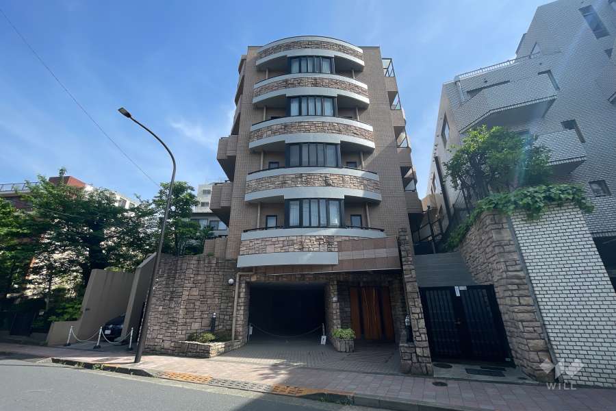 アビテ松濤の外観（北西側から）