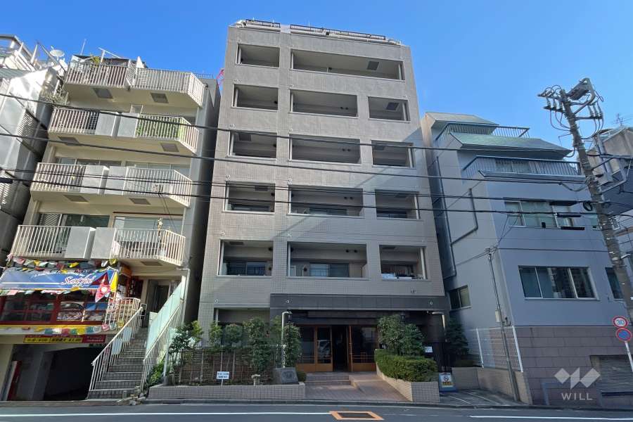 藤和シティスクエア渋谷の外観（南西側から）