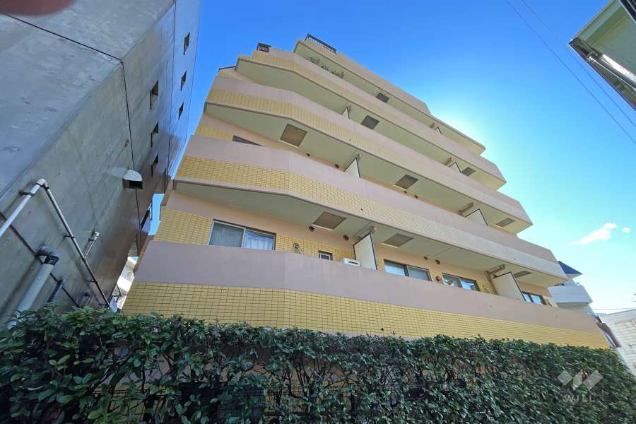 ルセージュ初台の外観（北側から）