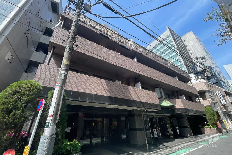 渋谷アムフラットの外観（南西側から）