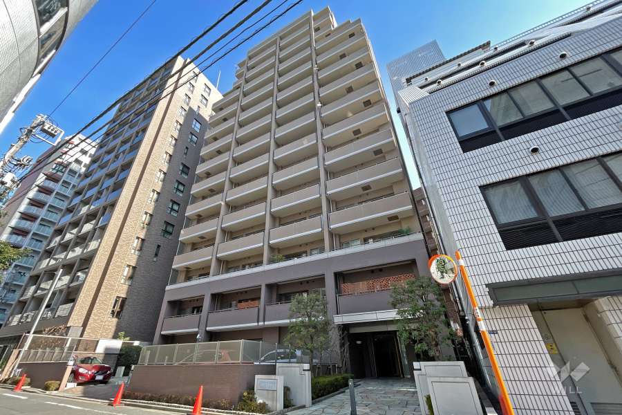 ファミール表参道ベルファースの外観（南側から）
