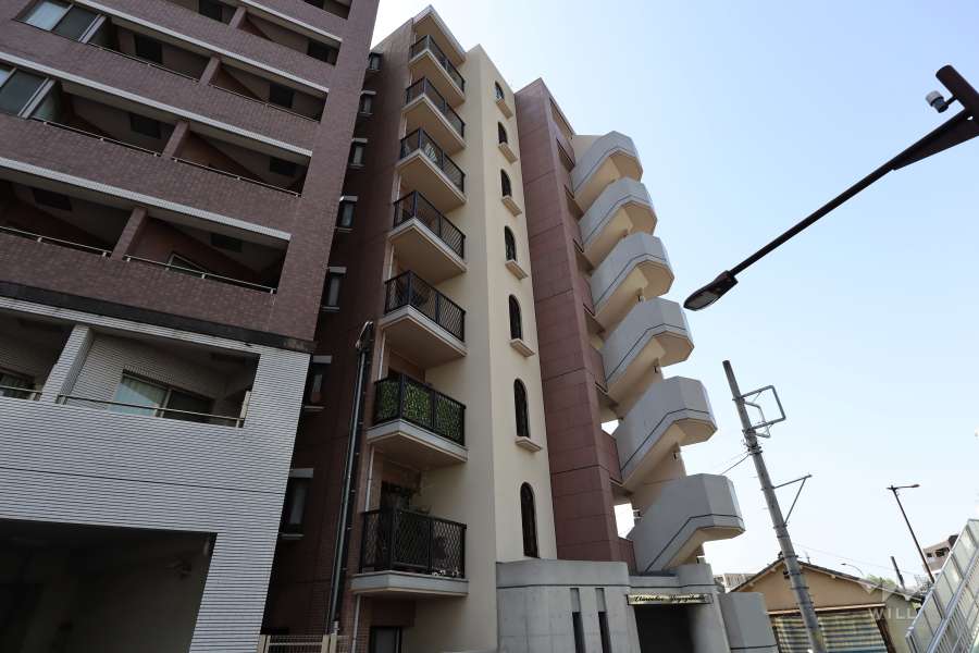 エタンセレ代々木公園の外観（南東側から）