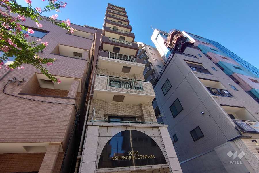 スカーラ西新宿シティプラザの外観（南西側から）